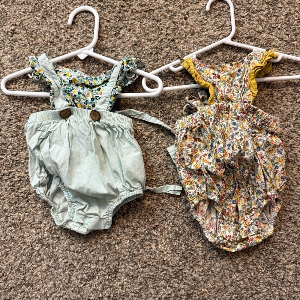 Rompers baby floral rompers size 6-12 months